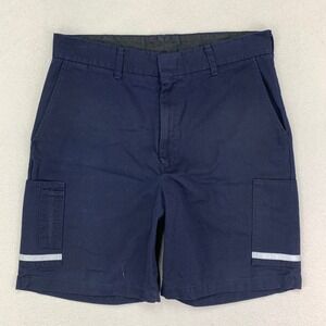 FedEx Shorts Mens 36 Blue Employee Reflective Cargo Driver‎ Stan Herman